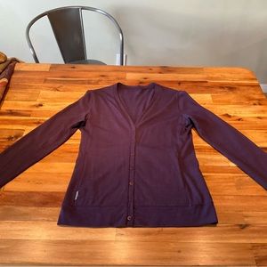 Icebreaker merino wool cardigan